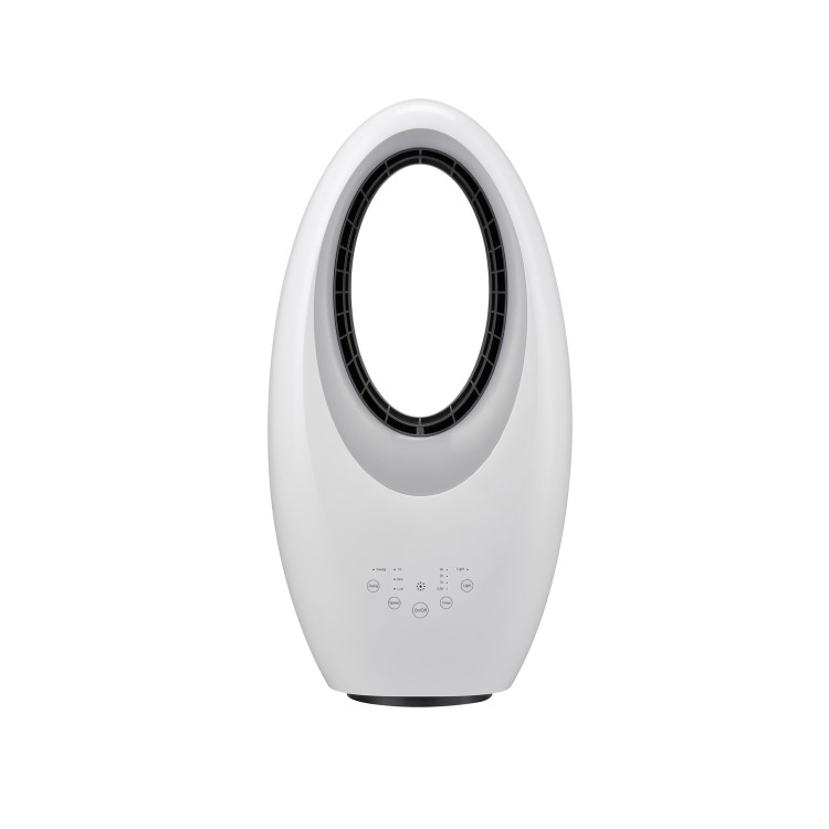 Refurbished electriQ 24 inch SmartApp WIFI Hot and Cool Bladeless Fan with Mood Light