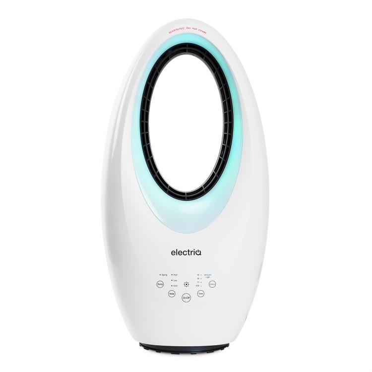 Refurbished electriQ 24 Inch Remote Control Tower Fan - White