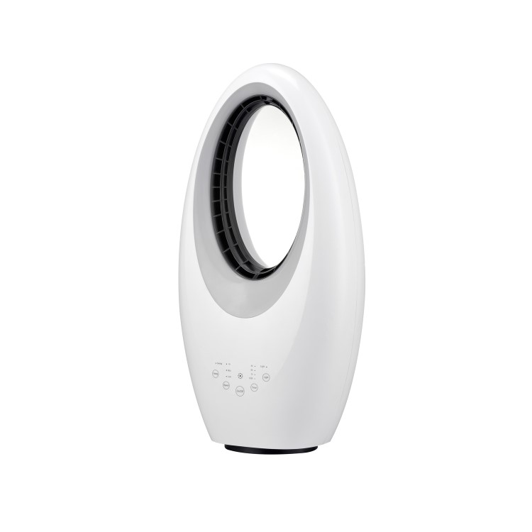 Refurbished electriQ 24 inch SmartApp WIFI Hot and Cool Bladeless Fan with Mood Light