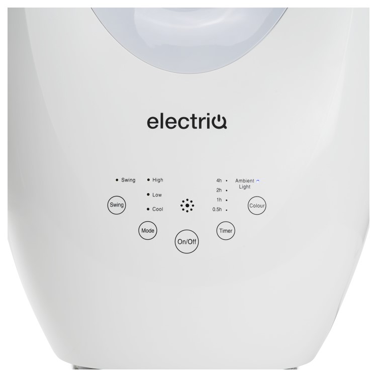 Refurbished electriQ 24 Inch Remote Control Tower Fan - White