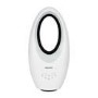 GRADE A2 - electriQ 24 inch Bladeless Quiet Tower Fan with Mood Light