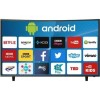 electriQ 65&quot; Curved 4K Ultra HD HDR LED Android Smart TV with Freeview HD