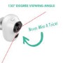 GRADE A1 - electriQ Full 1080p HD Outdoor Wireless Battery Camera with Mount