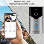 electriQ 1080p HD Wireless Video Doorbell Camera Gen 2 with Intercom & Chime - Silver 
