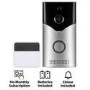 electriQ 1080p HD Wireless Video Doorbell Camera Gen 2 with Intercom & Chime - Silver 