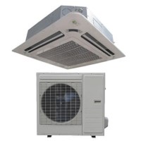 GRADE A3 - 24000 BTU 7.1kW Super DC Inverter Slim Round Flow Ceiling Cassette Air Conditioner - 4 way with Heat Pump