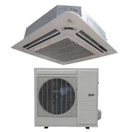 GRADE A3 - 24000 BTU 7.1kW Super DC Inverter Slim Round Flow Ceiling Cassette Air Conditioner - 4 way with Heat Pump