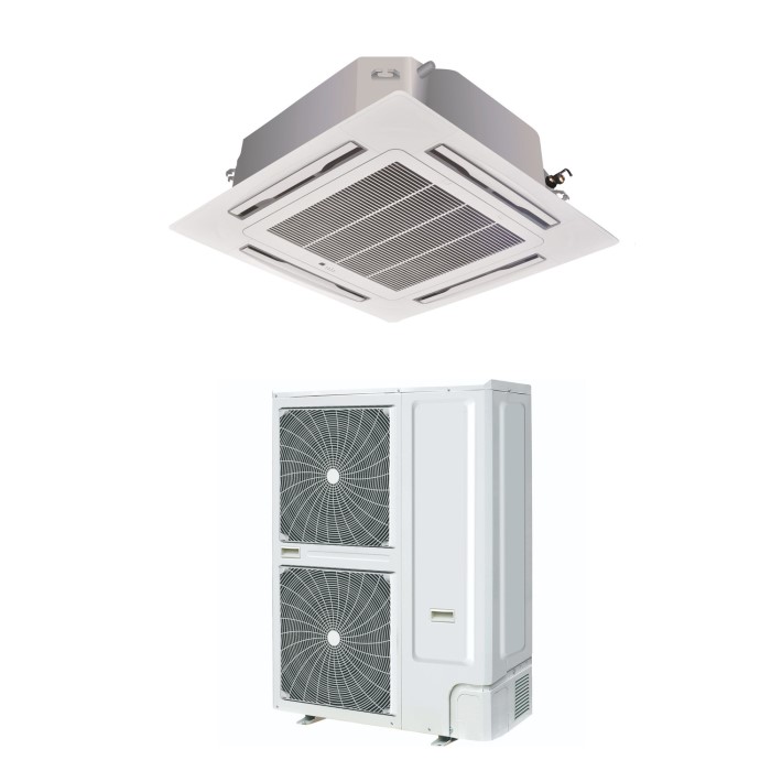 60000 Btu Super Slim Ceiling Cassette Air Conditioner 16kw With Heat 60000 Btu Super Slim Ceiling Cassette Air Conditioner 16kw With Heat Pump Eiq Ssrfc60k