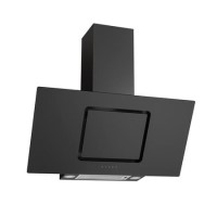 electriQ 100cm Angled Chimney Cooker Hood - Black