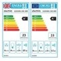 electriQ 100cm Angled Chimney Cooker Hood - Black