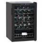 electriQ 48 Bottle Capacity Freestanding Wine Cooler – Black