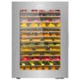 electriQ 14 Tray Commercial Style Food Dehydrator with side and top windows - Stainless Steel