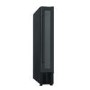 electriQ 7 Bottle Freestanding Under Counter Wine Cooler - Black