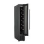 electriQ 7 Bottle Freestanding Under Counter Wine Cooler - Stainless Steel