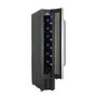 electriQ 7 Bottle Freestanding Under Counter Wine Cooler - Stainless Steel