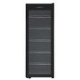 electriQ 86 Bottle Freestanding Wine Cooler - Black
