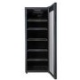 electriQ 86 Bottle Freestanding Wine Cooler - Black