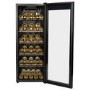 electriQ 86 Bottle Freestanding Wine Cooler - Black