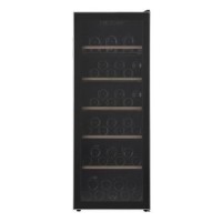 electriQ 86 Bottle Freestanding Wine Cooler - Stainless Steel