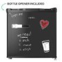 Refurbished electriQ eiQ30TTFFBLK 30 Litre Table Top Drinks Fridge with Convertible Freezer Black