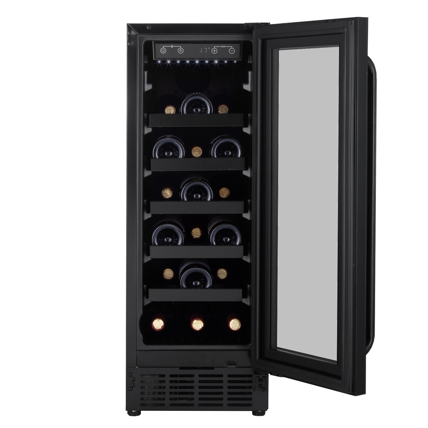 electriQ 18 Bottle Capacity 30cm Freestanding Under Counter Wine Cooler