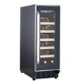 electriQ 18 Bottle Capacity 30cm Freestanding Under Counter Wine Cooler - Stainless Steel