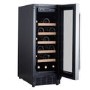 electriQ 18 Bottle Capacity 30cm Freestanding Under Counter Wine Cooler - Stainless Steel