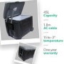 Refurbished electriQ eiQ45LCOOLBOXVE 45 Litre Portable Cooler Box Black