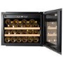 Refurbished electriQ eiQ45WINEBG In Column 28 Bottle  Wine Cooler Black