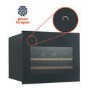 Refurbished electriQ eiQ45WINEBG In Column 28 Bottle  Wine Cooler Black
