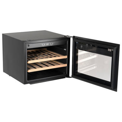 Refurbished electriQ eiQ45WINEBG In Column 28 Bottle  Wine Cooler Black