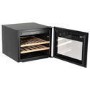 Refurbished electriQ eiQ45WINEBG In Column 28 Bottle  Wine Cooler Black