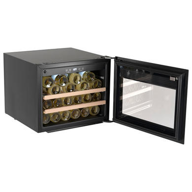 Refurbished electriQ eiQ45WINEBG In Column 28 Bottle  Wine Cooler Black