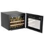 Refurbished electriQ eiQ45WINEBG In Column 28 Bottle  Wine Cooler Black