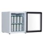 electriQ 48 Litre Drinks Fridge - White with Chrome Strips