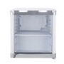 electriQ 48 Litre Drinks Fridge - White with Chrome Strips