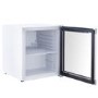 electriQ 48 Litre Drinks Fridge - White with Chrome Strips