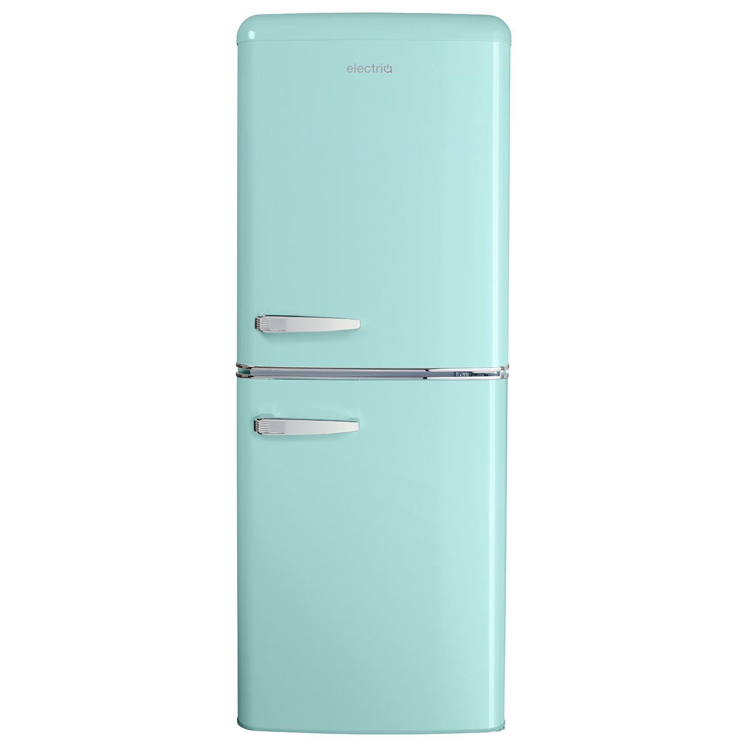 153 Litre 60 40 Retro Freestanding Fridge Freezer Total No Frost
