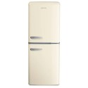 eiQ50132RETROCTNF electriQ 153 Litre 50/50 Retro Freestanding Fridge Freezer - Cream Total No Frost