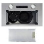 Refurbished electriQ eiQ52CANOPY 52cm Canopy Cooker Hood Kitchen Extractor Fan in Silver