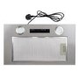 GRADE A1 - electriQ 52cm Canopy Cooker Hood Kitchen Extractor Fan in Silver