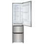 electriQ 282 Litre Fridge Freezer - Total No Frost in Stainless Steel