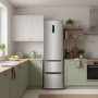 electriQ 282 Litre Fridge Freezer - Total No Frost in Stainless Steel