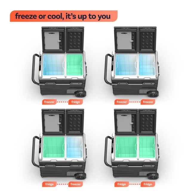 freeze or cool function in each compartment.