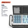 electriQ 55 Litre Portable Compressor Car Fridge Freezer