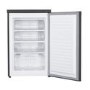 electriQ 91 Litre Freestanding Under Counter Freezer - Silver