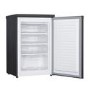electriQ 91 Litre Freestanding Under Counter Freezer - Silver