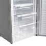GRADE A1 - electriQ 91 Litre Freestanding Under Counter Freezer - Silver