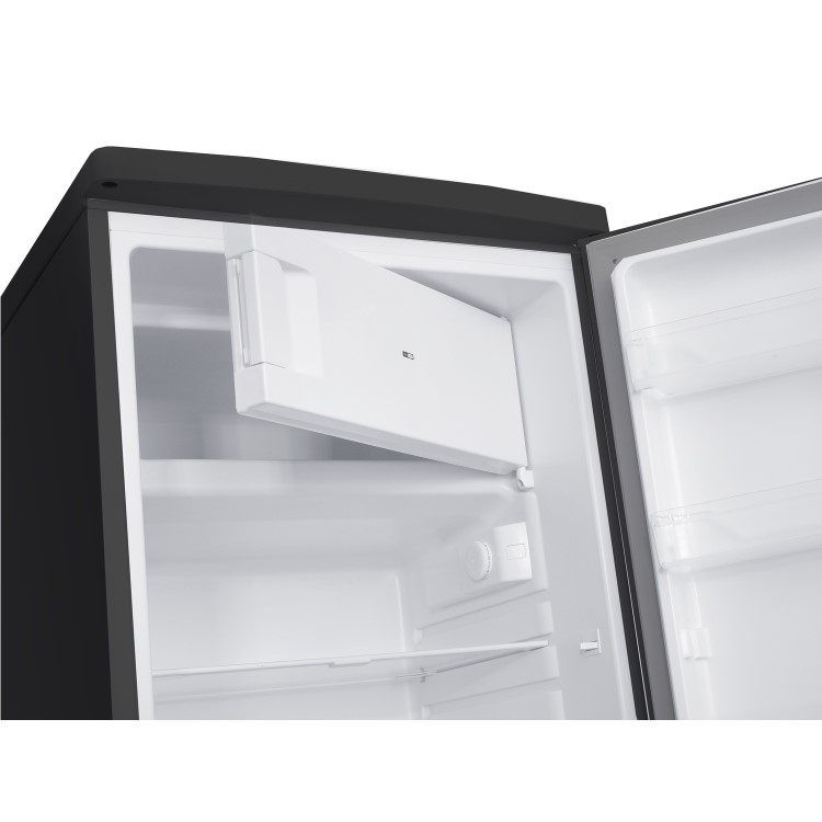 electriQ 109 Litre Freestanding Under Counter Fridge with Ice Box - Silver