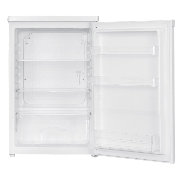 electriQ 127 Litre Freestanding Under Counter Larder Fridge - White